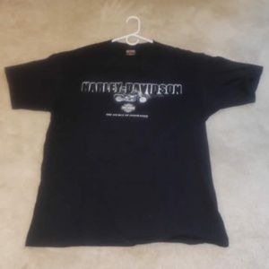 Harley Davidson T-Shirt (Golf Coast, FL) - XL